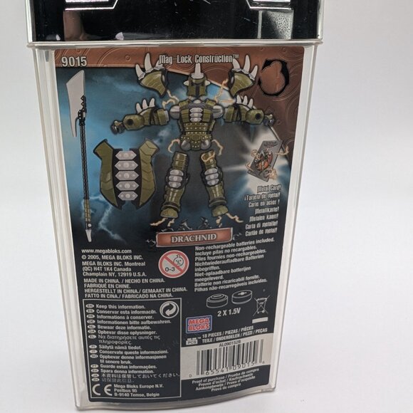 Mega Blok Mag Warriors Drachnid Magnetic Figurine 9015 - Incomplete - Picture 8 of 8